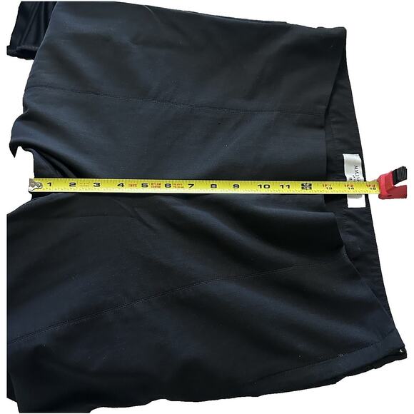 MM Lafleur Wms Sz 16 Black Powerstretch The Foster Pants Straight-Leg Workwear - Picture 9 of 9